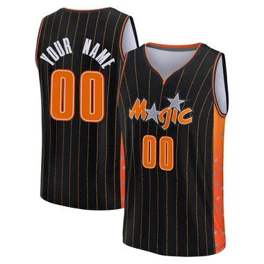 Anthracite Custom Men's Fast Break Orlando Magic 2021/22 Replica City Edition Jersey