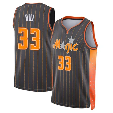 Anthracite Grant Hill Men's Swingman Orlando Magic 2021/22 City Edition Jersey