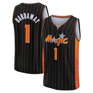 Anthracite Penny Hardaway Men's Fast Break Orlando Magic 2021/22 Replica City Edition Jersey