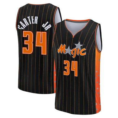 Anthracite Wendell Carter Jr. Men's Fast Break Orlando Magic 2021/22 Replica City Edition Jersey