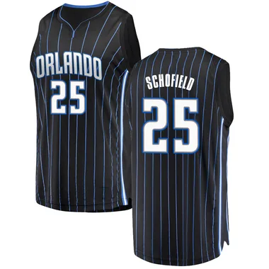 Black Admiral Schofield Men's Fast Break Orlando Magic Jersey - Statement Edition
