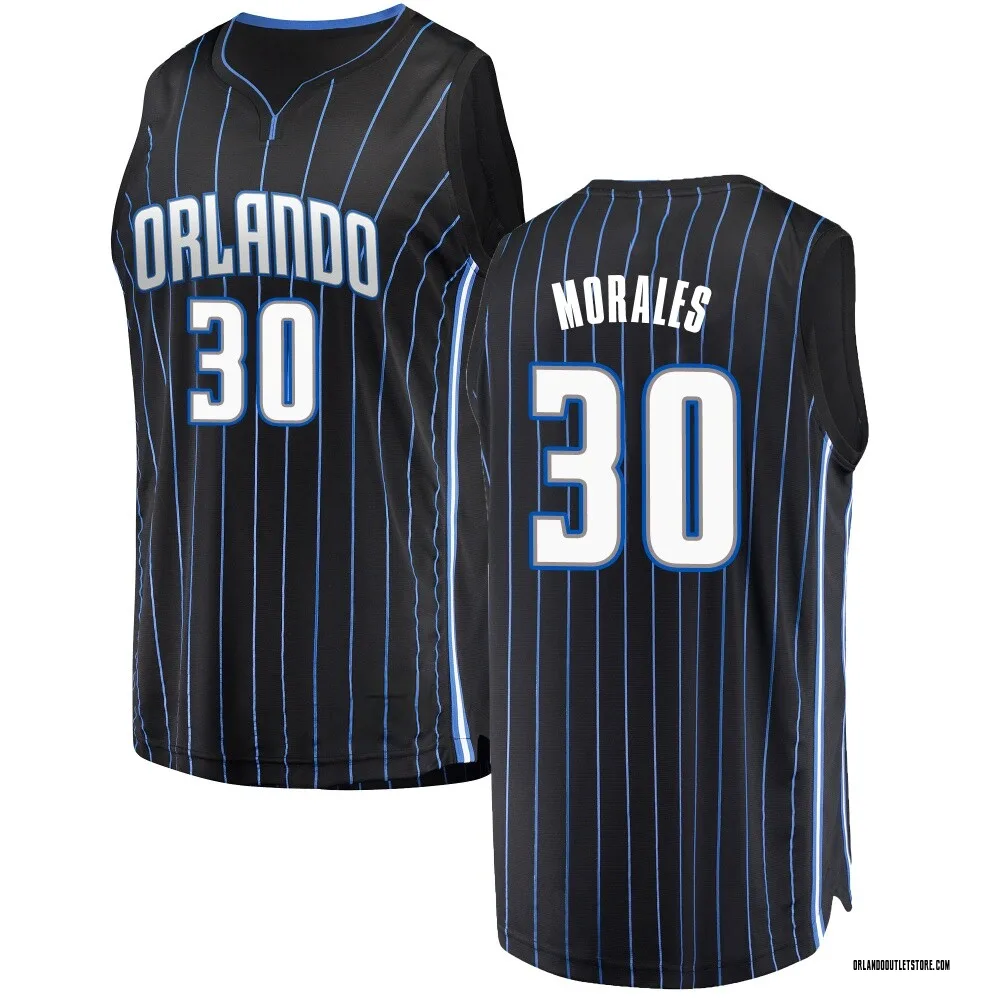 Black Alex Morales Men's Fast Break Orlando Magic Jersey - Statement Edition