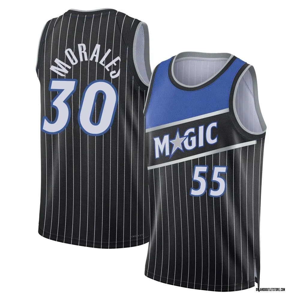 Black Alex Morales Men's Swingman Orlando Magic 2024/25 Statement Edition Jersey
