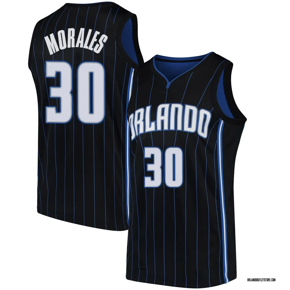 Black Alex Morales Men's Swingman Orlando Magic Jersey - Statement Edition