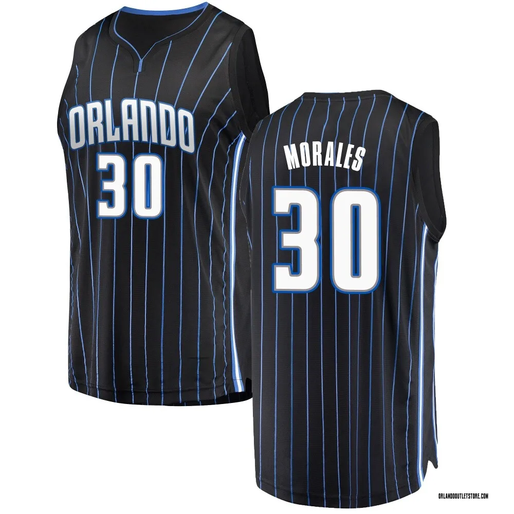 Black Alex Morales Youth Fast Break Orlando Magic Jersey - Statement Edition