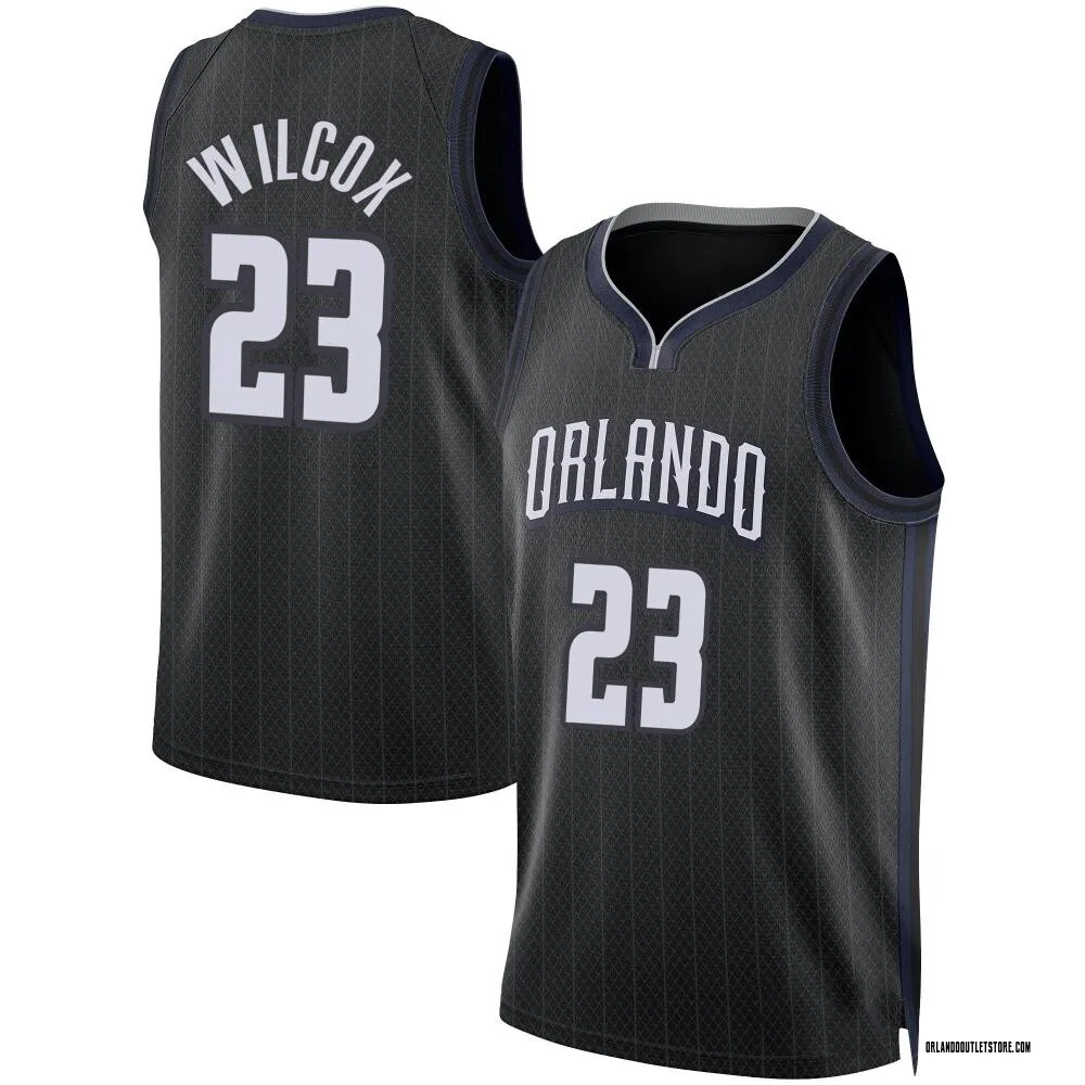Black C.J. Wilcox Men's Swingman Orlando Magic 2022/23 City Edition Jersey