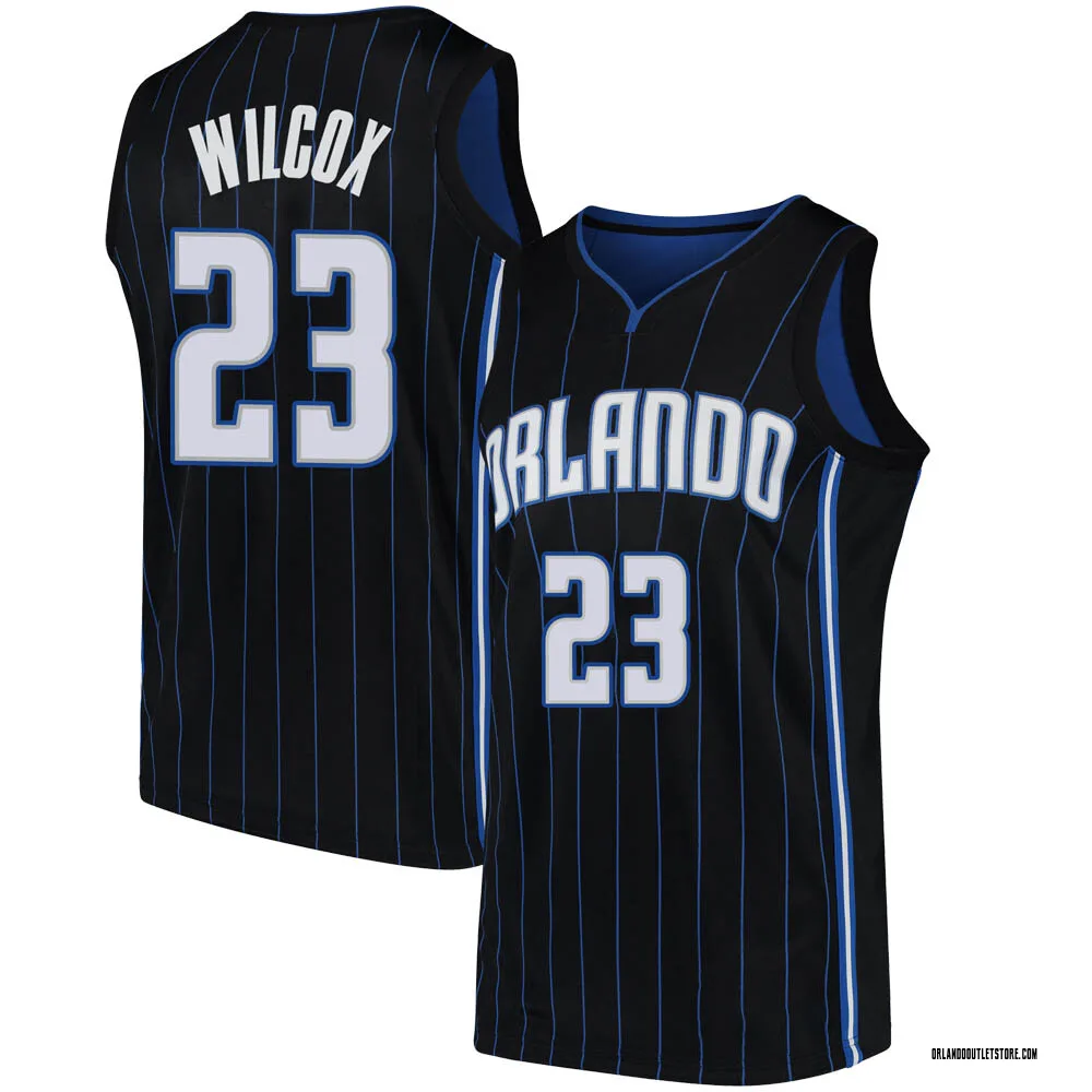 Black C.J. Wilcox Men's Swingman Orlando Magic Jersey - Statement Edition