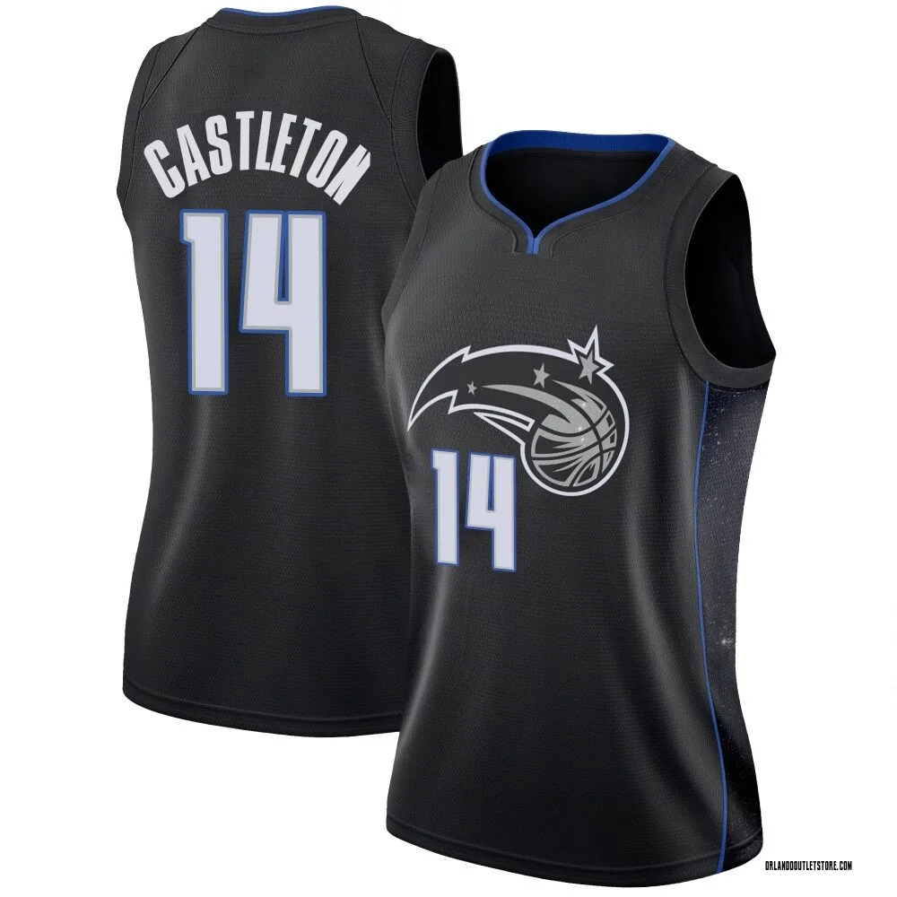 Black Colin Castleton Women's Swingman Orlando Magic 2018/19 Jersey - City Edition