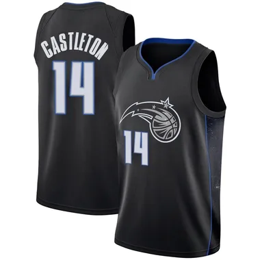 Black Colin Castleton Youth Swingman Orlando Magic 2018/19 Jersey - City Edition