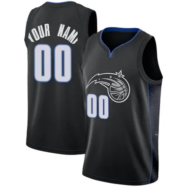 Black Custom Men's Swingman Orlando Magic 2018/19 Jersey - City Edition