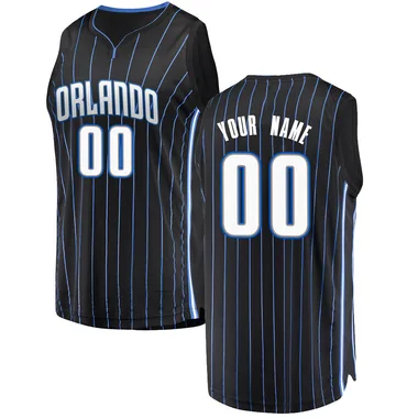 Black Custom Youth Fast Break Orlando Magic Jersey - Statement Edition