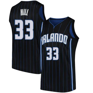 Black Grant Hill Men's Swingman Orlando Magic Jersey - Statement Edition
