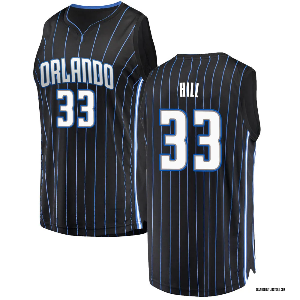 Black Grant Hill Youth Fast Break Orlando Magic Jersey - Statement Edition