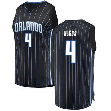 Black Jalen Suggs Men's Fast Break Orlando Magic Jersey - Statement Edition
