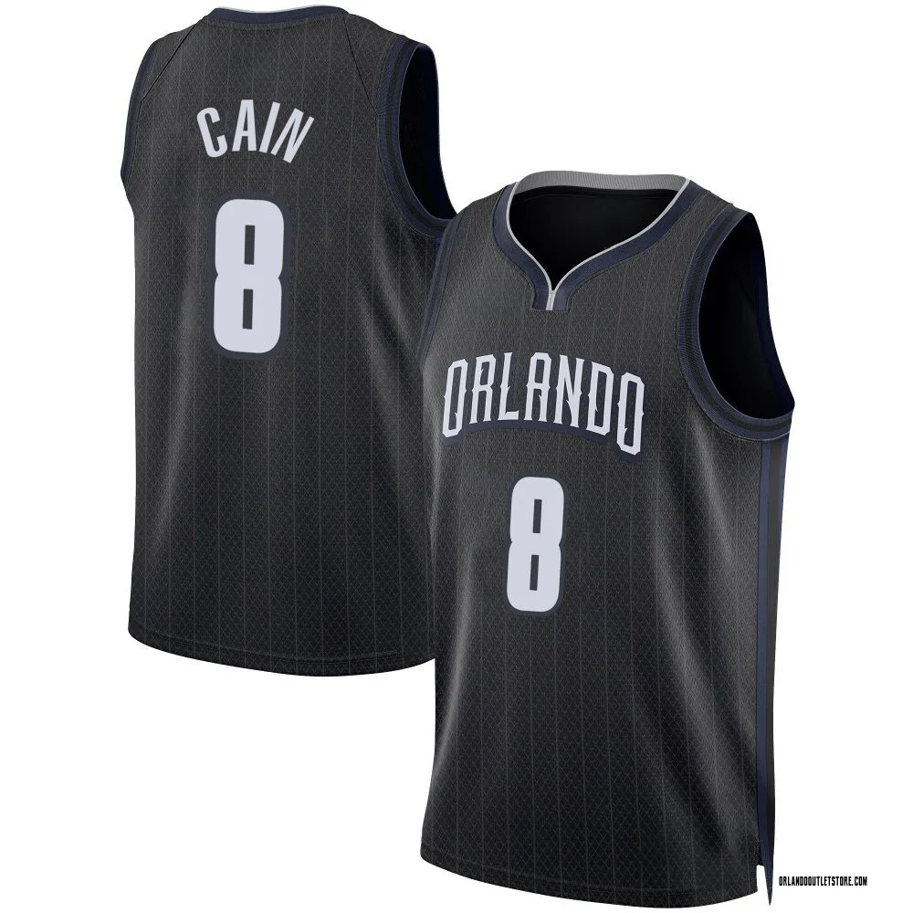 Black Jamal Cain Men's Swingman Orlando Magic 2022/23 City Edition Jersey