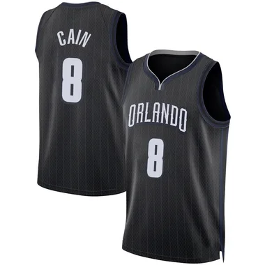 Black Jamal Cain Men's Swingman Orlando Magic 2022/23 City Edition Jersey