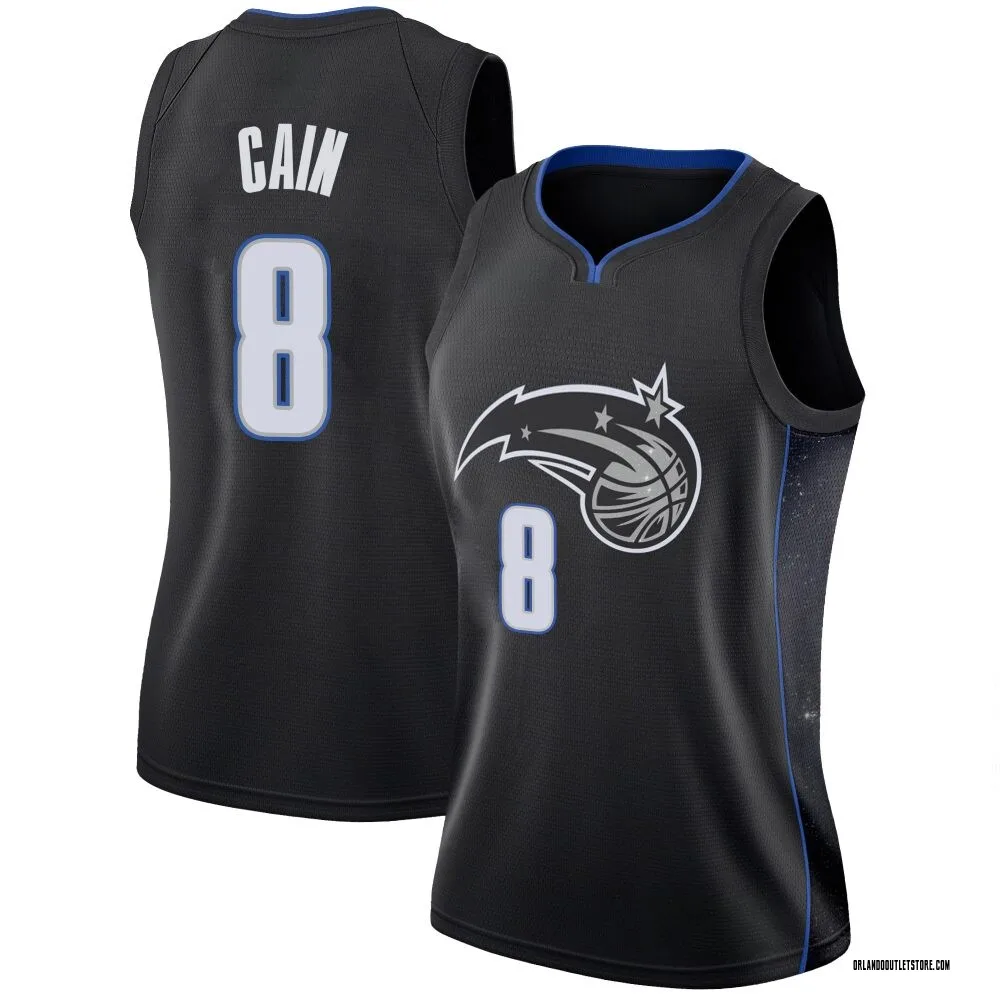 Black Jamal Cain Women's Swingman Orlando Magic 2018/19 Jersey - City Edition