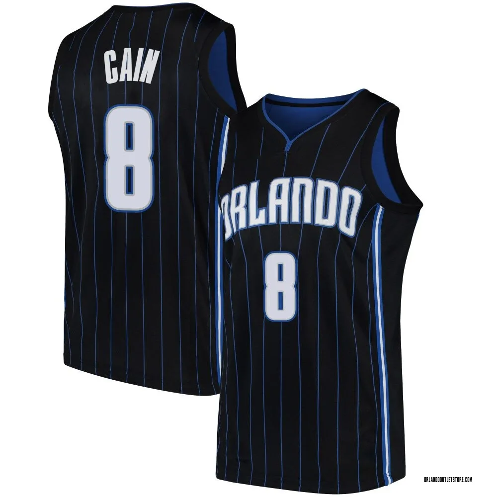 Black Jamal Cain Youth Swingman Orlando Magic Jersey - Statement Edition