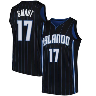 Black Javonte Smart Men's Swingman Orlando Magic Jersey - Statement Edition