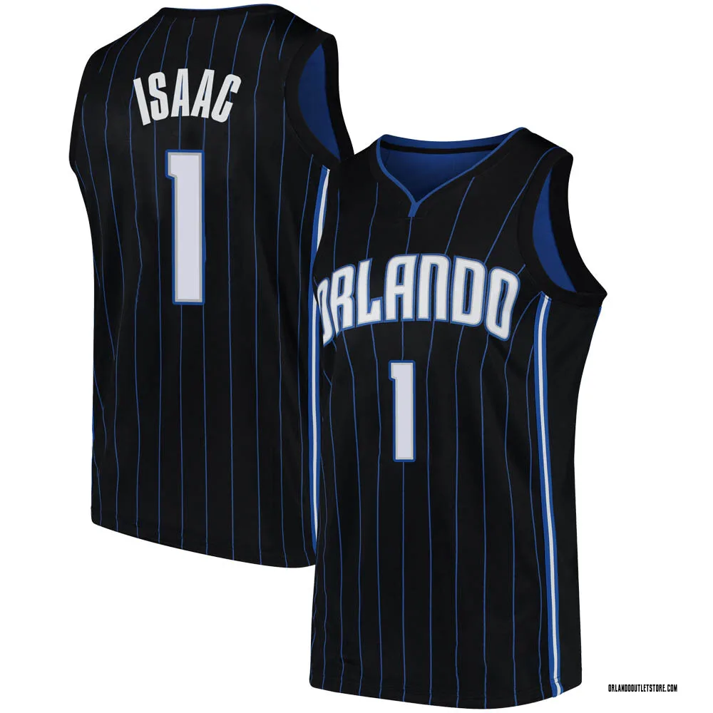 Black Jonathan Isaac Men's Swingman Orlando Magic Jersey - Statement Edition