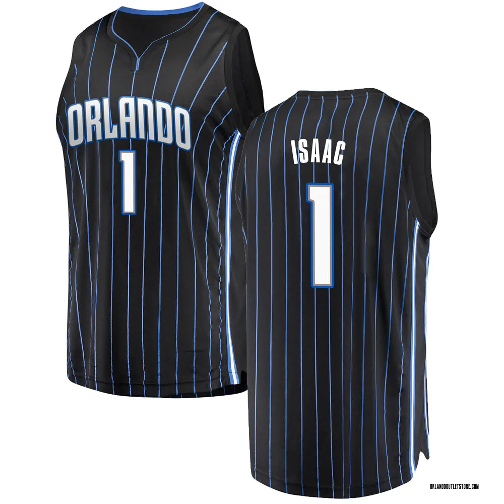 Black Jonathan Isaac Youth Fast Break Orlando Magic Jersey - Statement Edition
