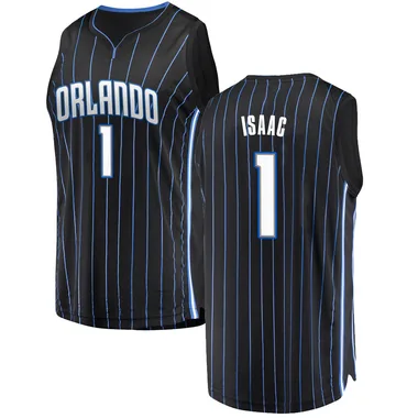 Black Jonathan Isaac Youth Fast Break Orlando Magic Jersey - Statement Edition