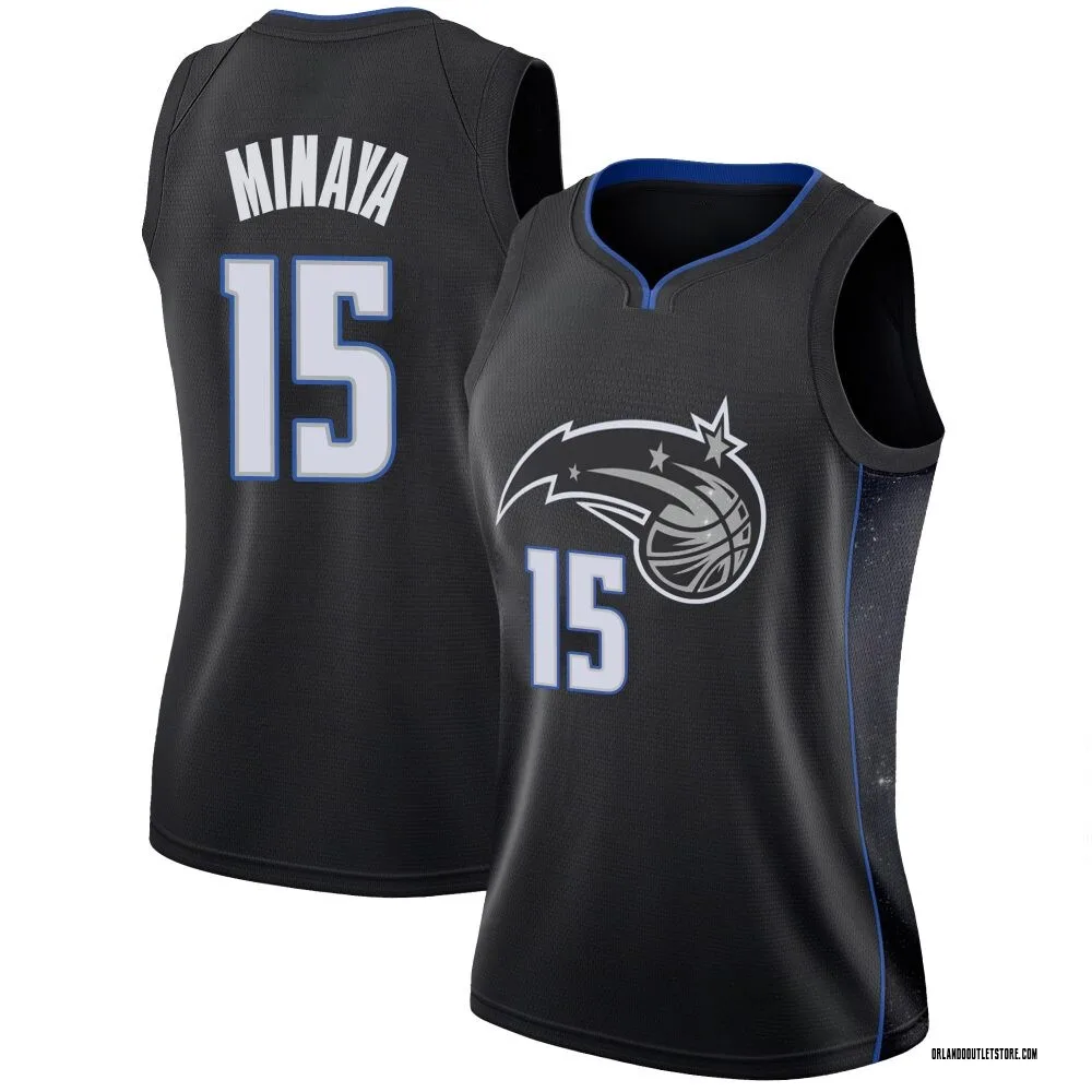 Black Justin Minaya Women's Swingman Orlando Magic 2018/19 Jersey - City Edition