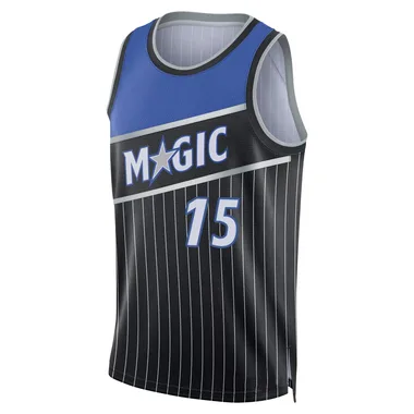 Black Justin Minaya Youth Swingman Orlando Magic 2024/25 Statement Edition Jersey