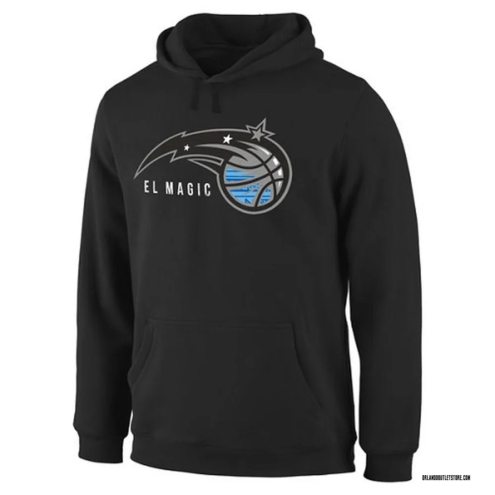 Black Men's Orlando Magic Noches Enebea Pullover Hoodie -