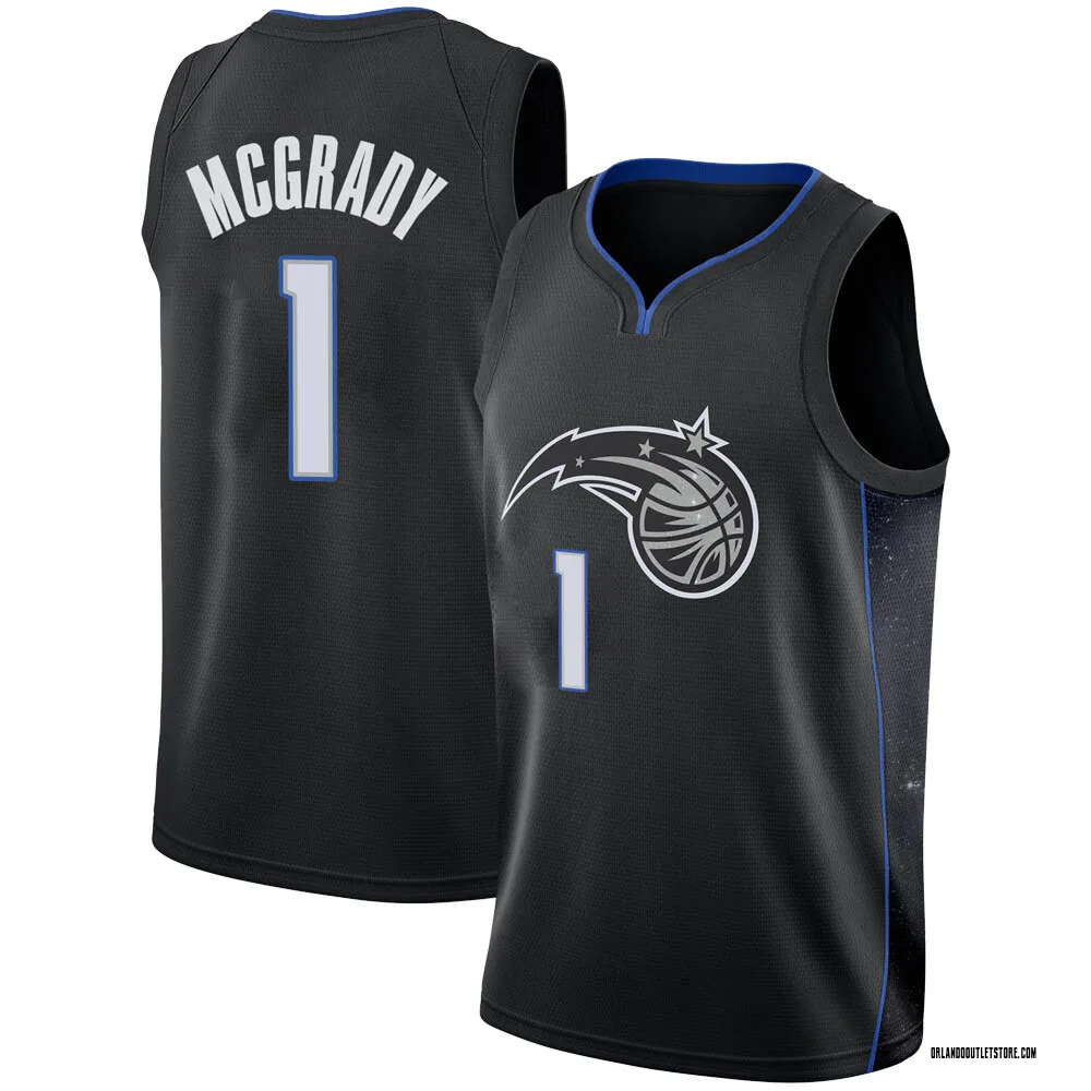 Black Tracy Mcgrady Men's Swingman Orlando Magic 2018/19 Jersey - City Edition