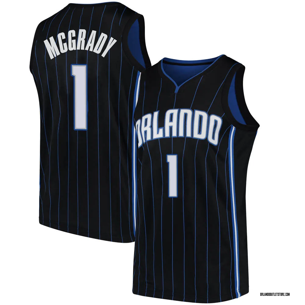 Black Tracy Mcgrady Men's Swingman Orlando Magic Jersey - Statement Edition