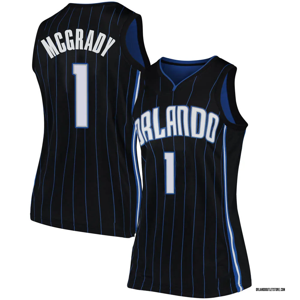 Black Tracy Mcgrady Women's Swingman Orlando Magic Jersey - Statement Edition
