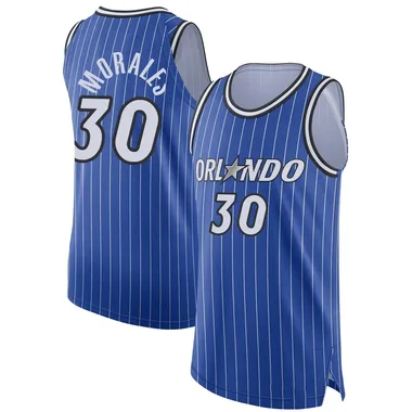 Blue Alex Morales Men's Authentic Orlando Magic 2024/25 Icon Edition Jersey
