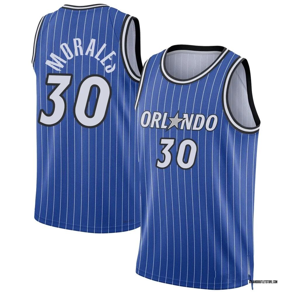Blue Alex Morales Men's Swingman Orlando Magic 2024/25 Icon Edition Jersey