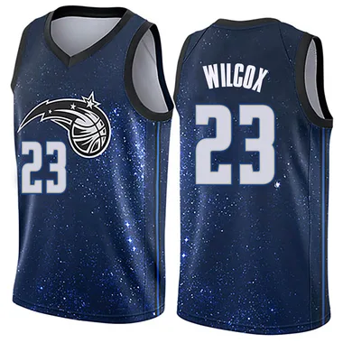 Blue C.J. Wilcox Men's Swingman Orlando Magic Jersey - City Edition
