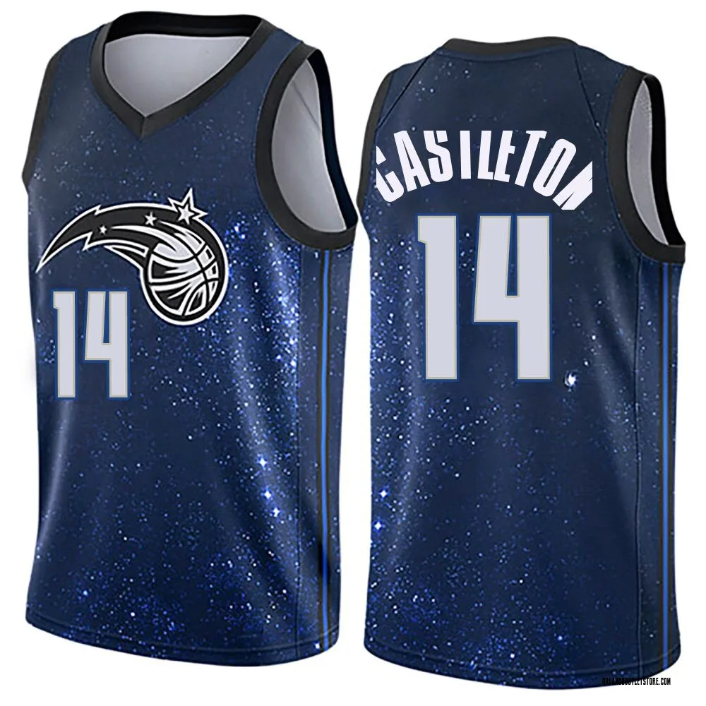 Blue Colin Castleton Youth Swingman Orlando Magic Jersey - City Edition