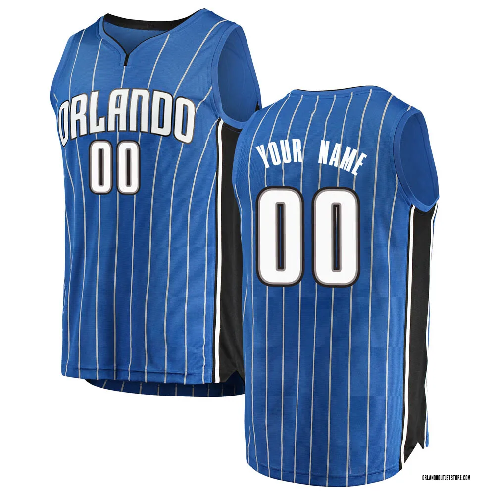 Blue Custom Youth Fast Break Orlando Magic Jersey - Icon Edition