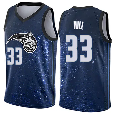 Blue Grant Hill Men's Swingman Orlando Magic Jersey - City Edition