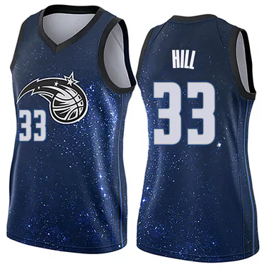 Blue Grant Hill Women's Swingman Orlando Magic Jersey - City Edition