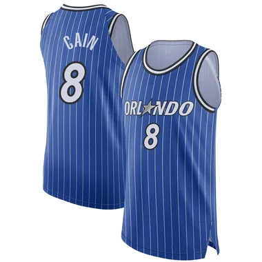 Blue Jamal Cain Men's Authentic Orlando Magic 2024/25 Icon Edition Jersey