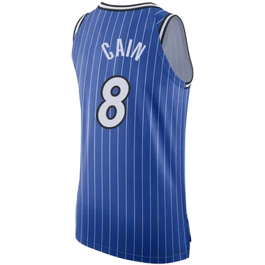 Blue Jamal Cain Men's Authentic Orlando Magic 2024/25 Icon Edition Jersey