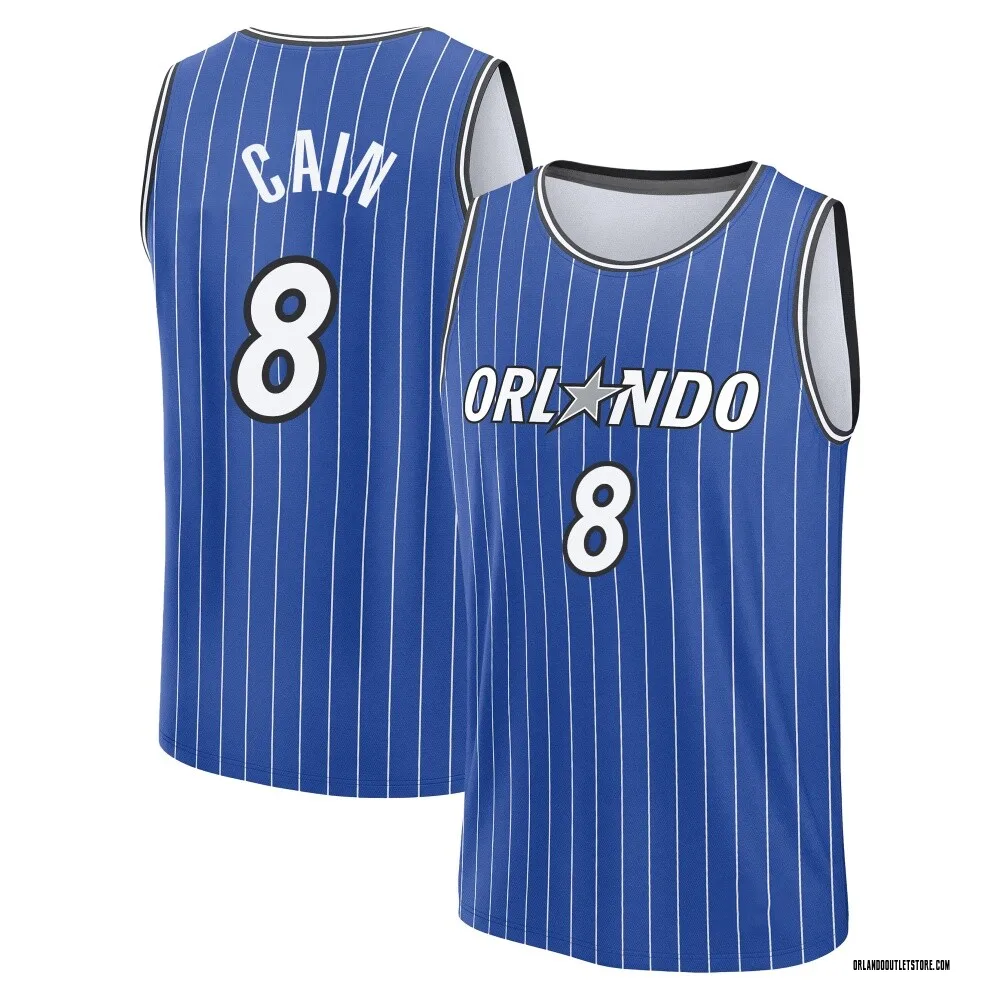 Blue Jamal Cain Men's Fast Break Orlando Magic 2024/25 Icon Edition Jersey