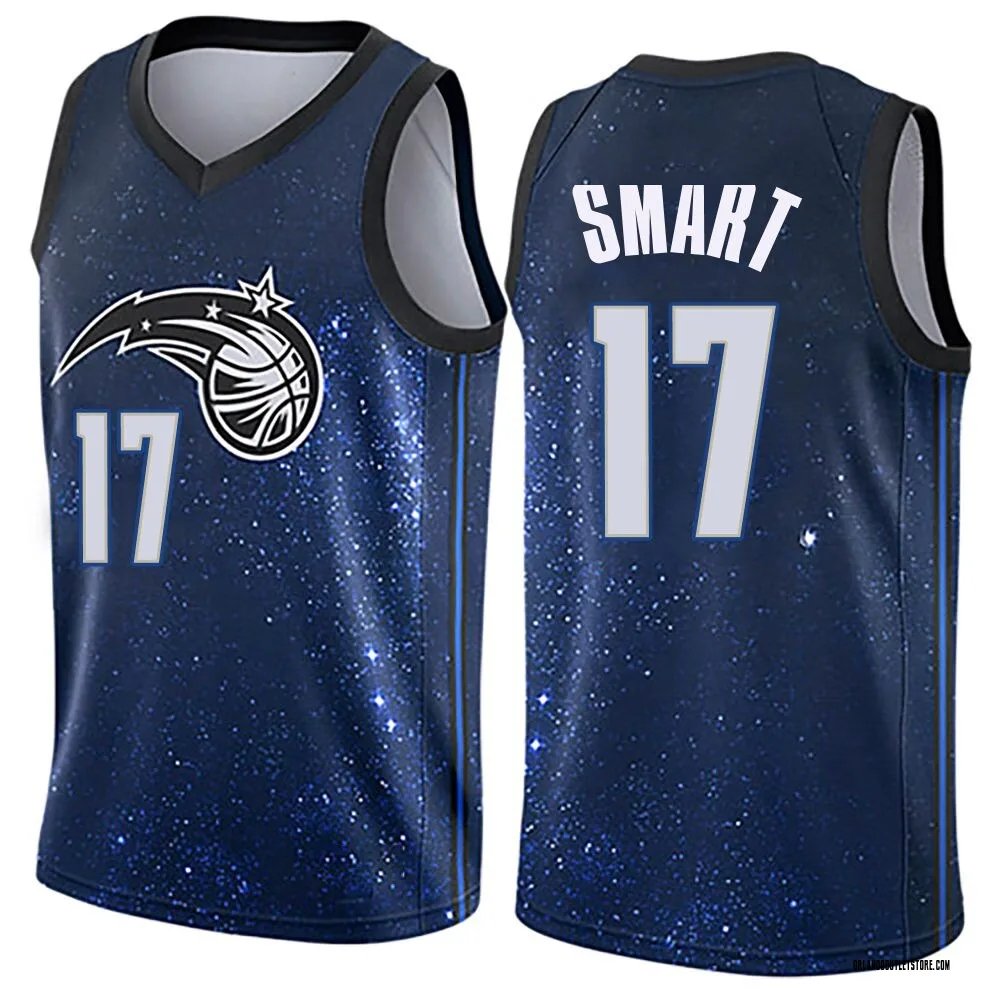 Blue Javonte Smart Men's Swingman Orlando Magic Jersey - City Edition