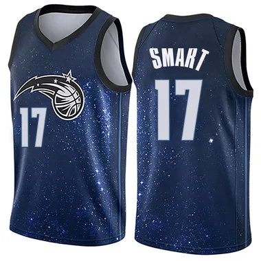 Blue Javonte Smart Men's Swingman Orlando Magic Jersey - City Edition