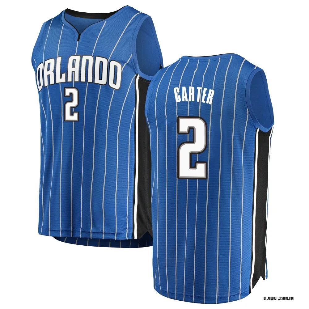 Blue Jevon Carter Men's Fast Break Orlando Magic Jersey - Icon Edition