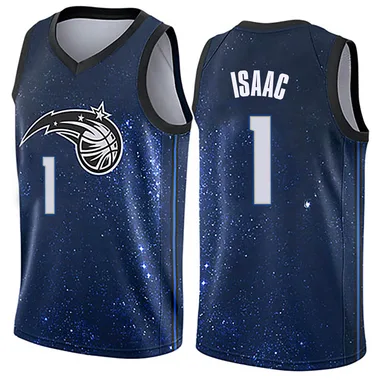 Blue Jonathan Isaac Youth Swingman Orlando Magic Jersey - City Edition