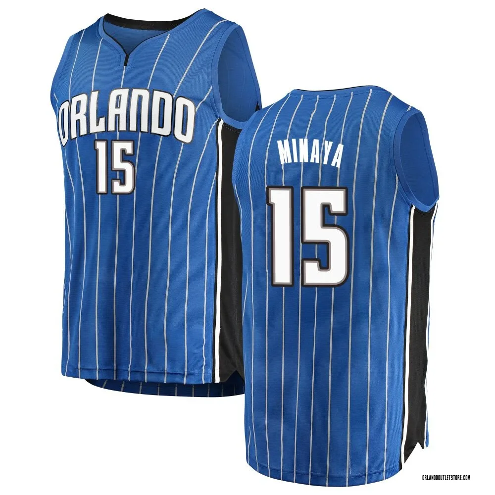 Blue Justin Minaya Youth Fast Break Orlando Magic Jersey - Icon Edition