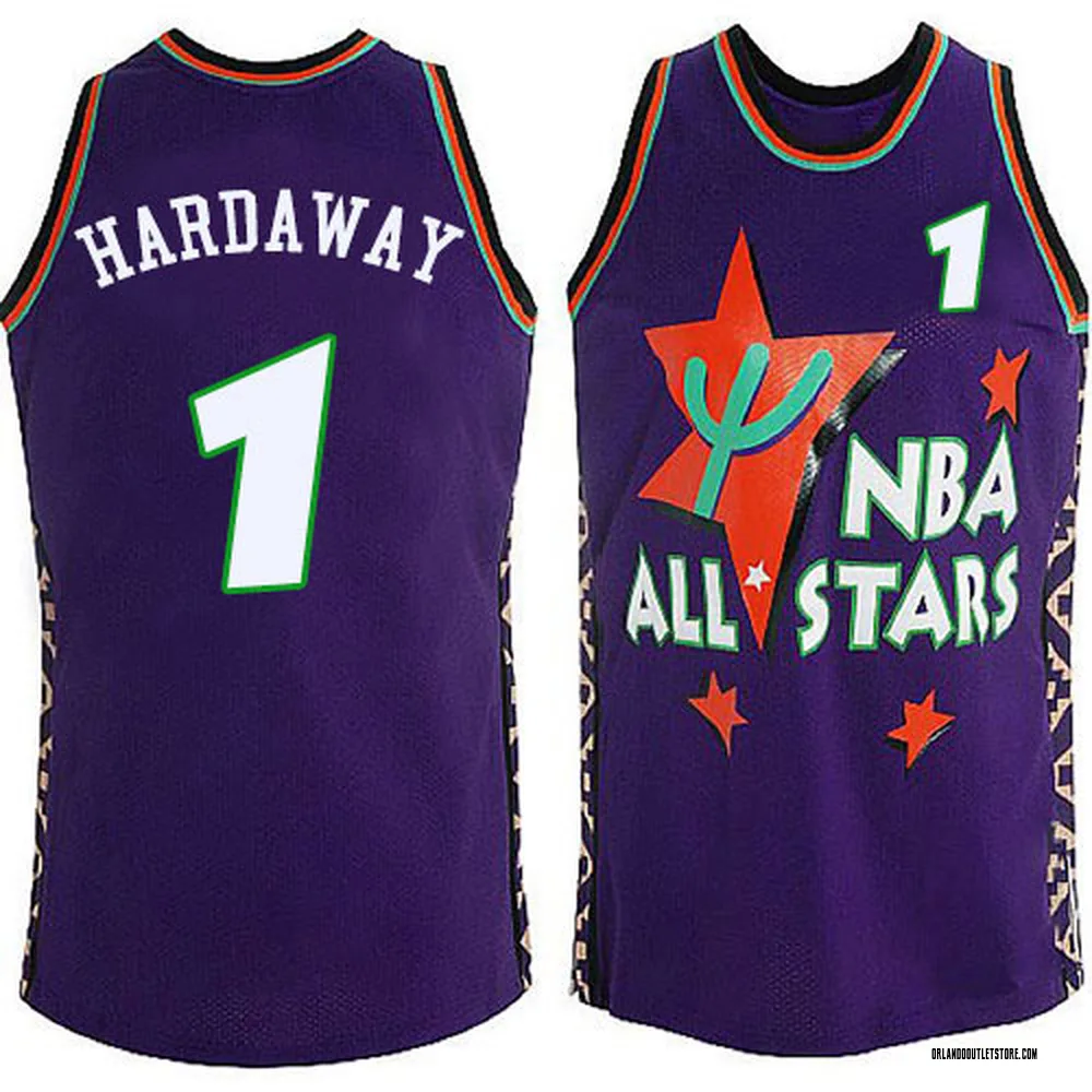 Blue Penny Hardaway Men's Swingman Orlando Magic 1995 All Star Throwback Jersey