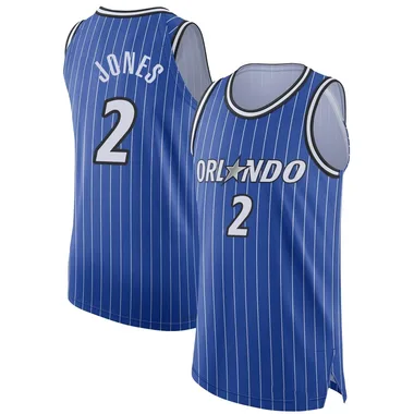 Blue Tyus Jones Men's Authentic Orlando Magic 2024/25 Icon Edition Jersey