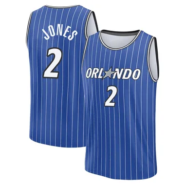 Blue Tyus Jones Men's Fast Break Orlando Magic 2024/25 Icon Edition Jersey